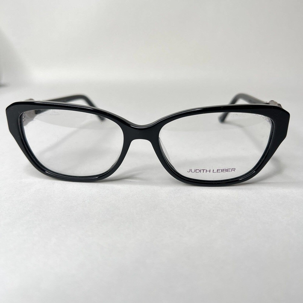 New JUDITH LEIBER JL1695 01 Black Eyeglasses Frame 55-16-140mm H3781